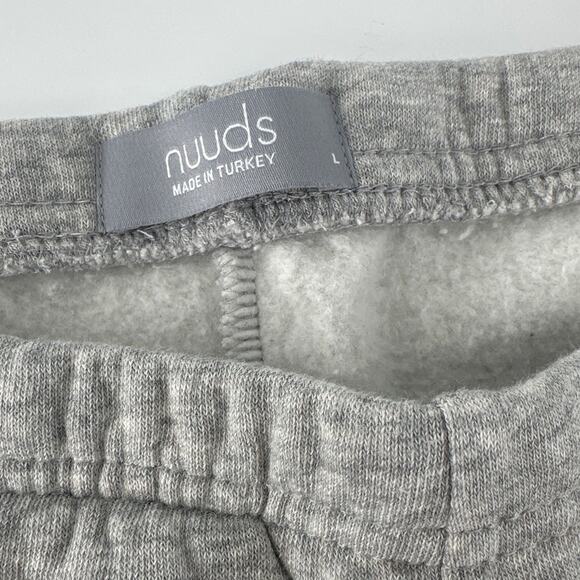 Nuuds Men's Heather Gray Classic Sweatpants Size L - Picture 5 of 10